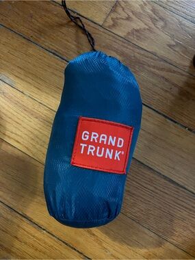 Grand Trunk Packable Hammock Stuff Sack - Navy with Red Patch